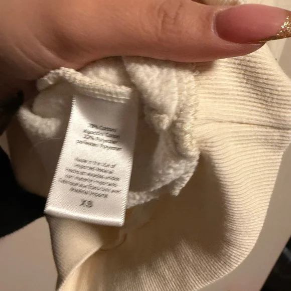 Beyond Yoga Recharge 1/4 Zip Pullover Sweater in Cream- Size XS - Picture 9 of 9